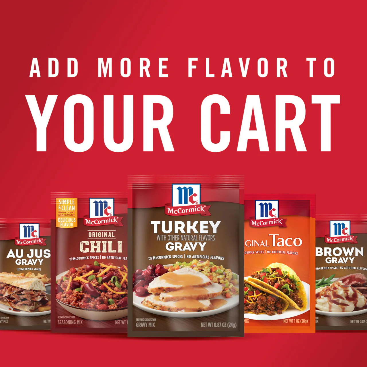 McCormick® Turkey Gravy Seasoning Mix, 0.87 oz (6-Pack) - Image 21